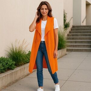 Cato | Drape Front Sweater Vest Various Sizes Available